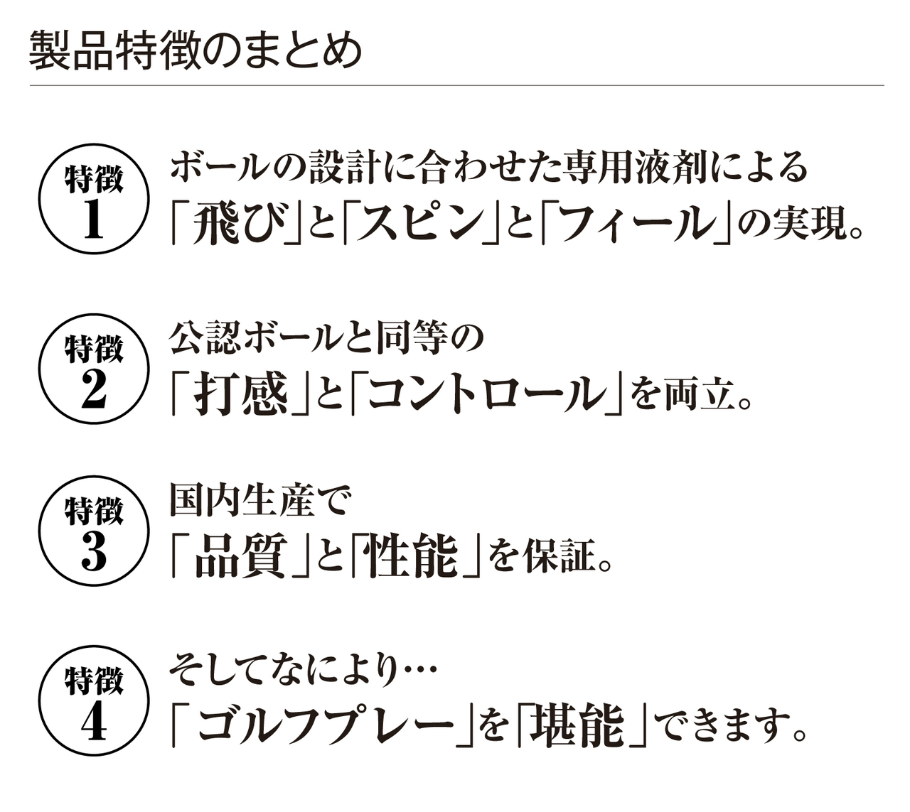 飛ぶ止まるドライバー専用オリジナルゴルフボール